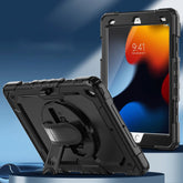 Silicone Tablet Protective Case with Strap and Stand for iPad Series