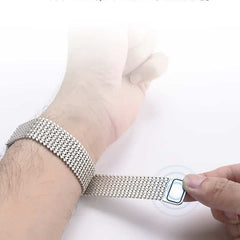 Stainless Steel Magnetic Mesh Watch Band