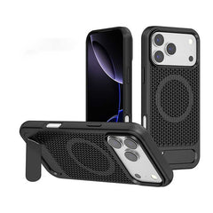 Honeycomb Magnetic Stand PC Case for iPhone Series
