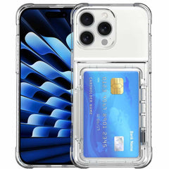 Transparent Card Holder Phone Case for iPhone 16 Series