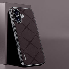 PC Leather-Textured Case for iPhone Series