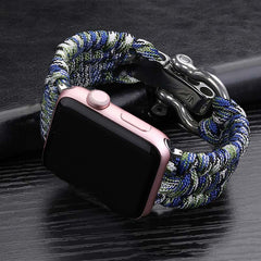 Outdoor Paracord Nylon Braided Watch Band