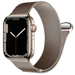 Half-Round Tip Magnetic Milanese Stainless Steel Watch Band