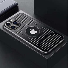 Magnetic Metal Ventilation Phone Case for iPhone 15 Series