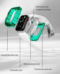 Transparent Glacier-Inspired Watch Case and Band Set