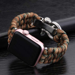 Outdoor Paracord Nylon Braided Watch Band