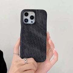 Denim Texture Leather Phone Case for iPhone 13 Series