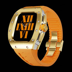 Titanium Barrel-Shaped Men's New Richard Miller RM Series Case and Band Set