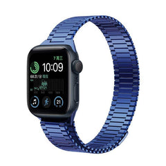 Bamboo Link Stainless Steel Magnetic Strap for Apple Watch, Adjustable and Breathable