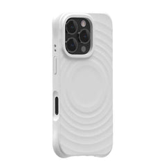 Magnetic Ripple Liquid Silicone Phone Case for iPhone 15 Series