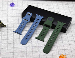 Sporty Silicone Rubber Watch Band