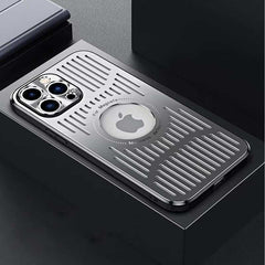 Magnetic Metal Ventilation Phone Case for iPhone 13 Series