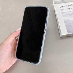 Denim Texture Leather Phone Case for iPhone 11 Series