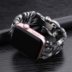 Outdoor Paracord Nylon Braided Watch Band