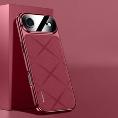 PC Leather-Textured Case for iPhone Series