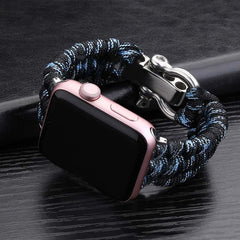 Outdoor Paracord Nylon Braided Watch Band